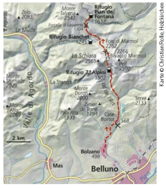 Dolomiten Höhenweg Nr. 1 Etappe 1