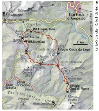 Dolomiten Höhenweg Nr. 1 Etappe 5