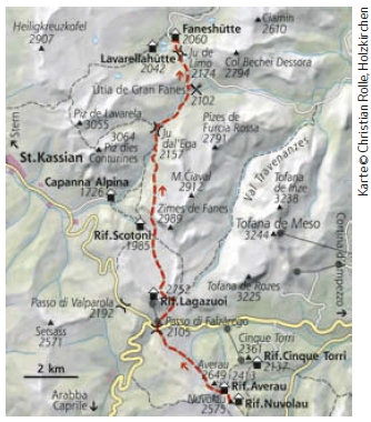 Dolomiten Höhenweg Nr. 1 Etappe 6