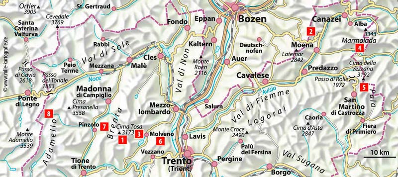 Feinschmecker-Hütten im Trentino