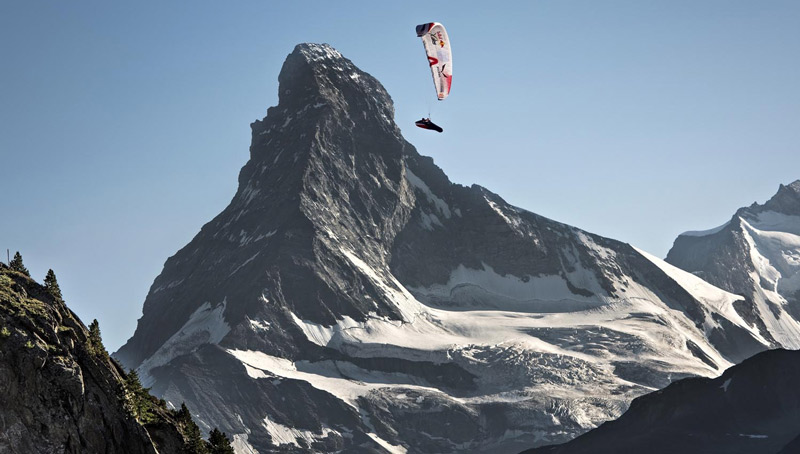 Red Bull X-Alps Matterhorn Gleitschirm