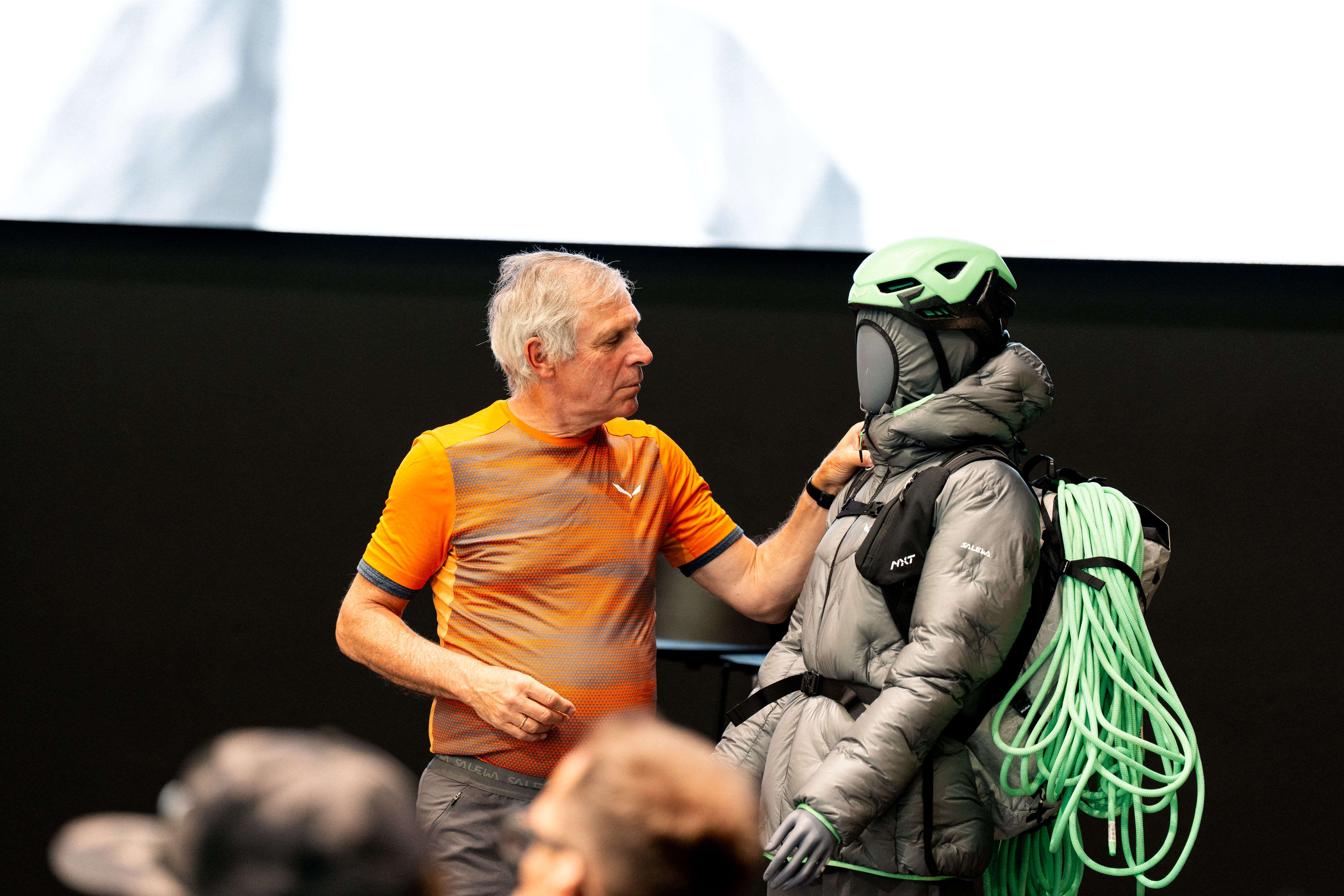 Christoph Engl, CEO von Salewa, bei der NXT-Kollektionspräsentation in Bozen