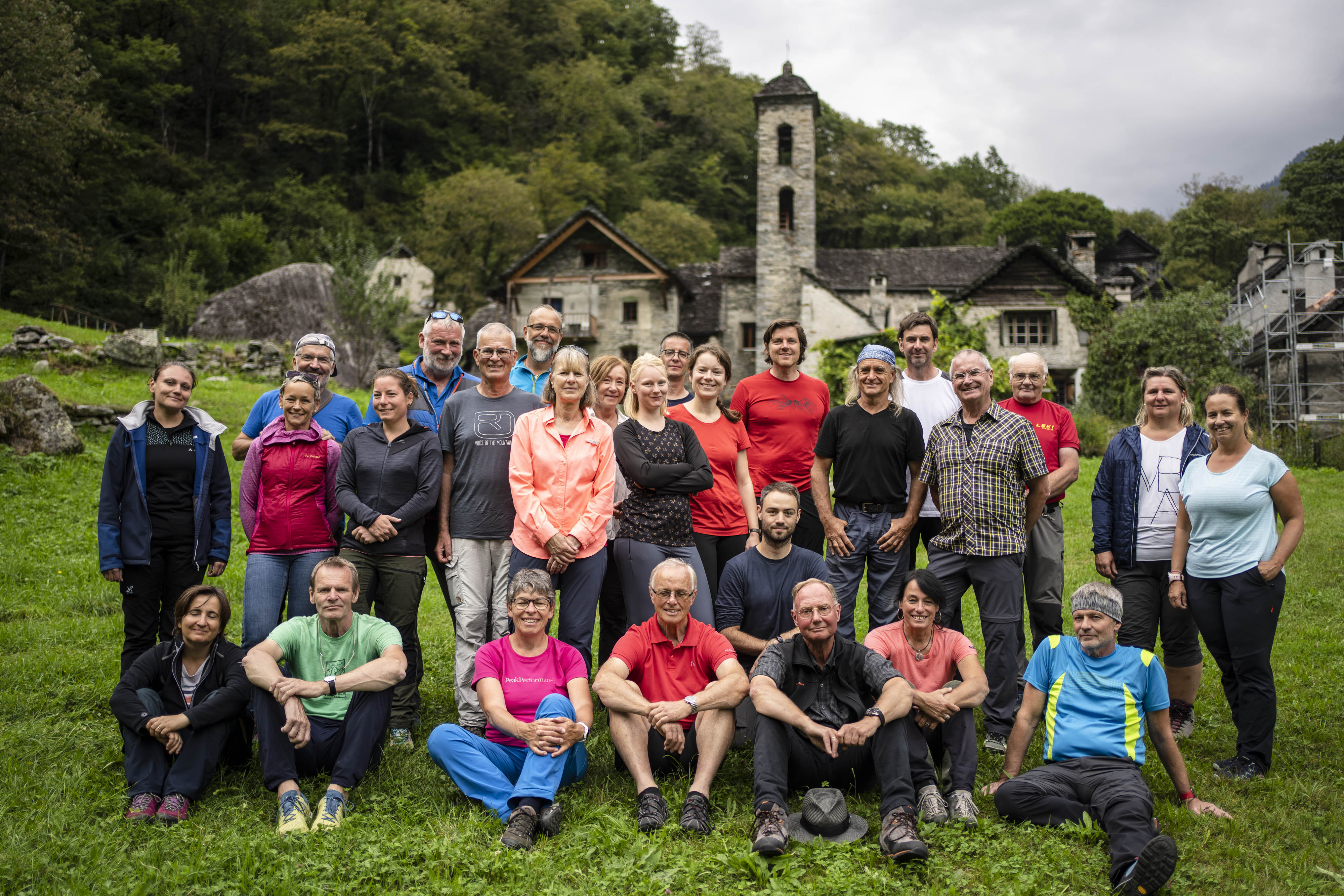 Die Teilnehmer der Bergsteiger Fototage 2021 im Tessin.