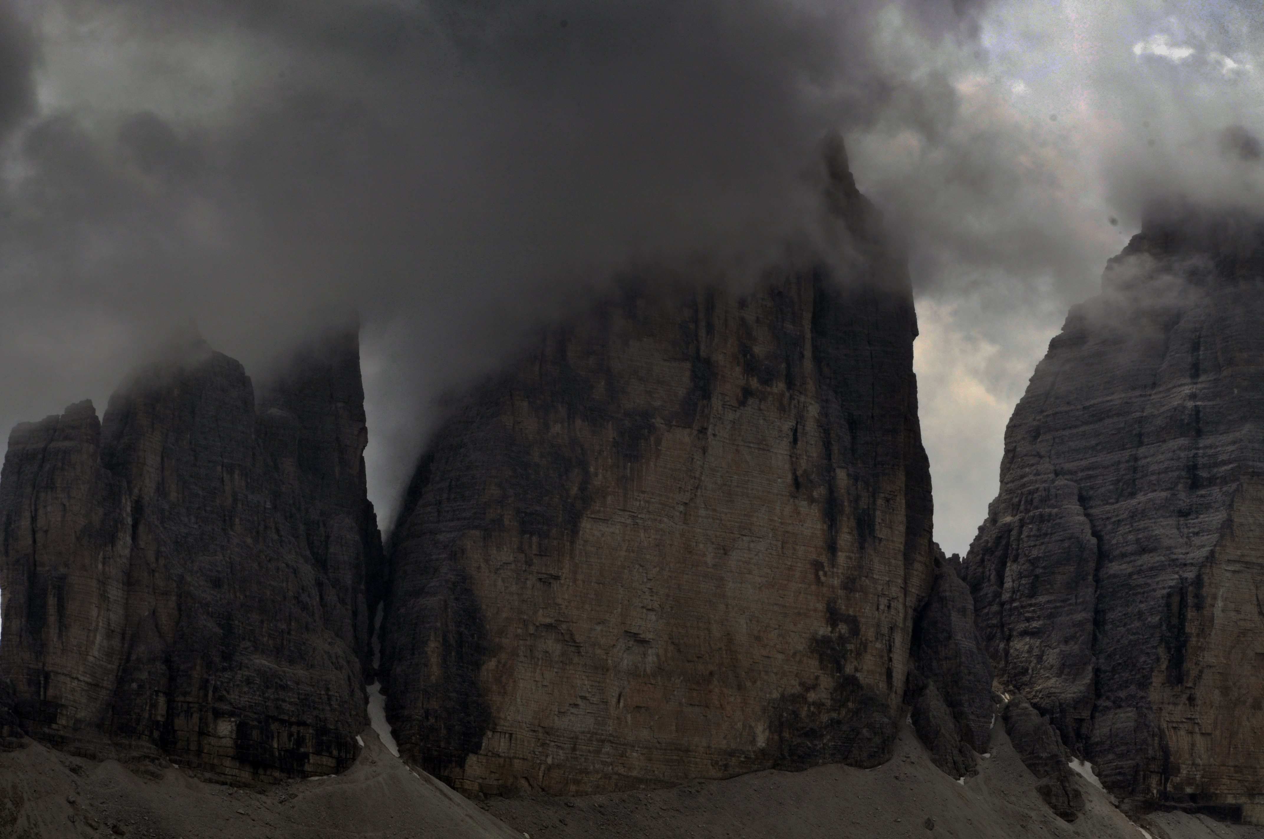 Die Drei Zinnen in den Dolomiten