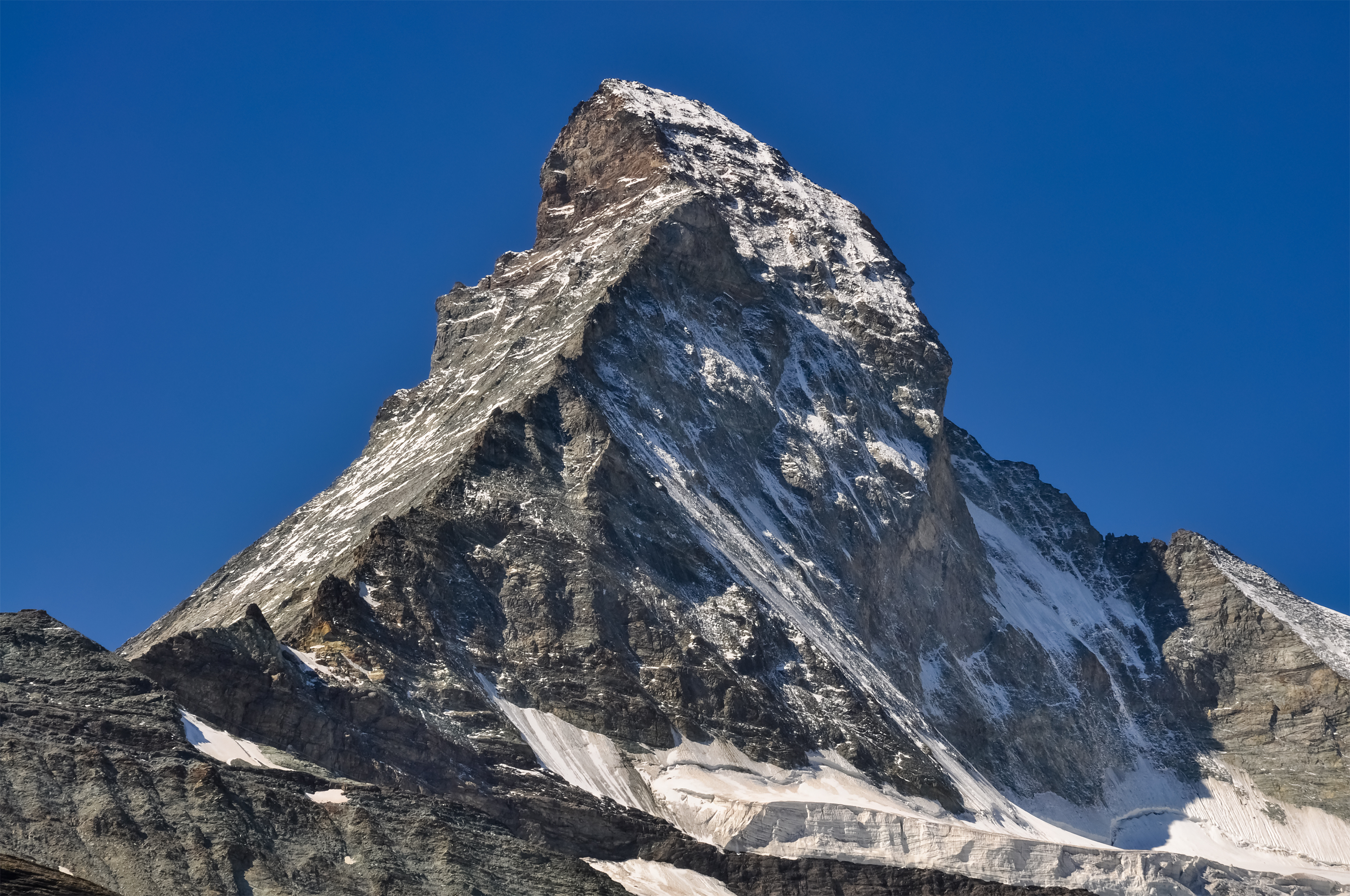 Das Matterhorn im Sonnenlicht