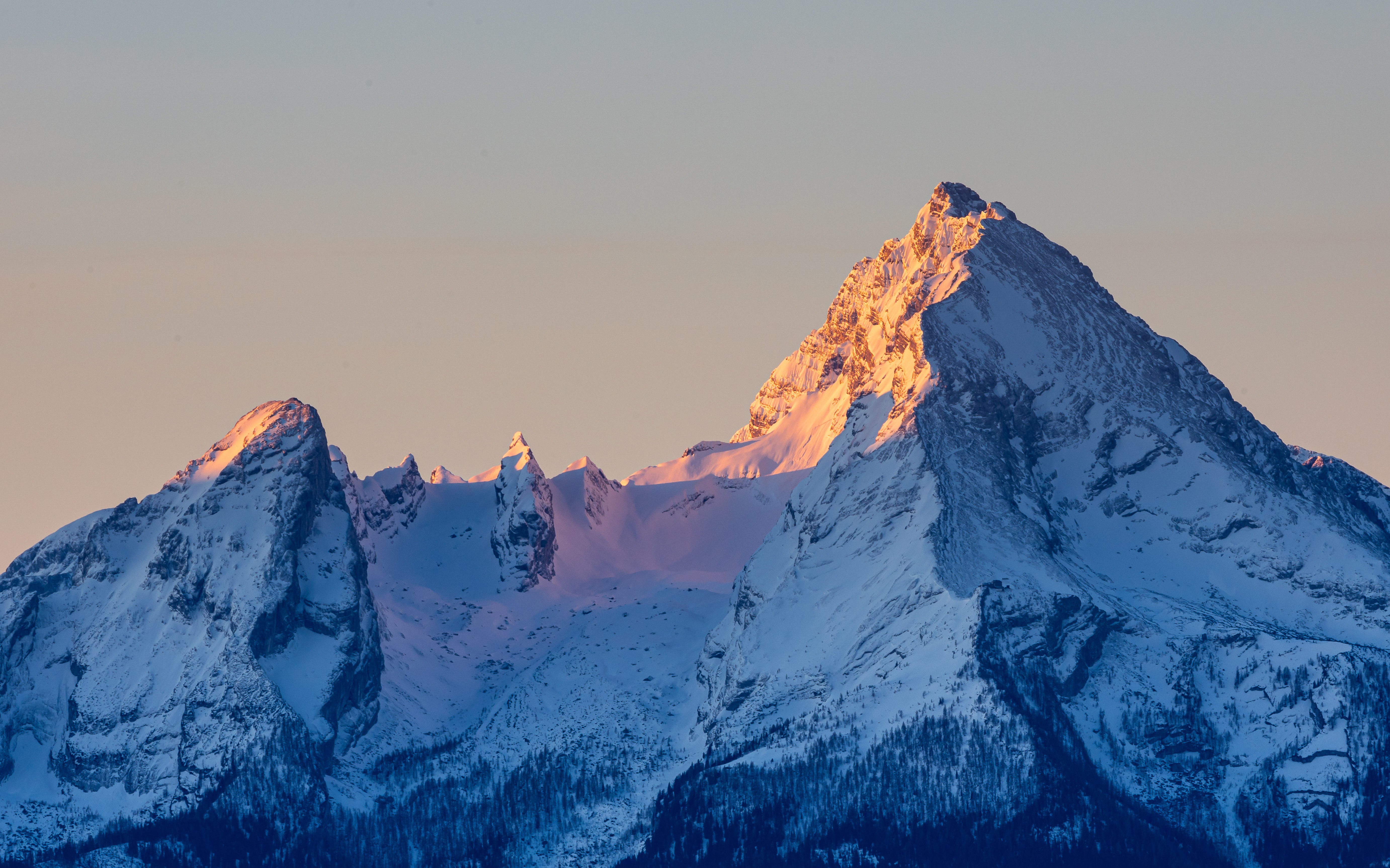 Der Watzmann im Morgenlicht