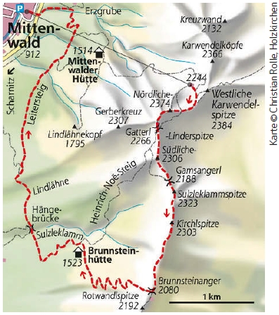 Am Mittenwalder Höhenweg | BERGSTEIGER Magazin