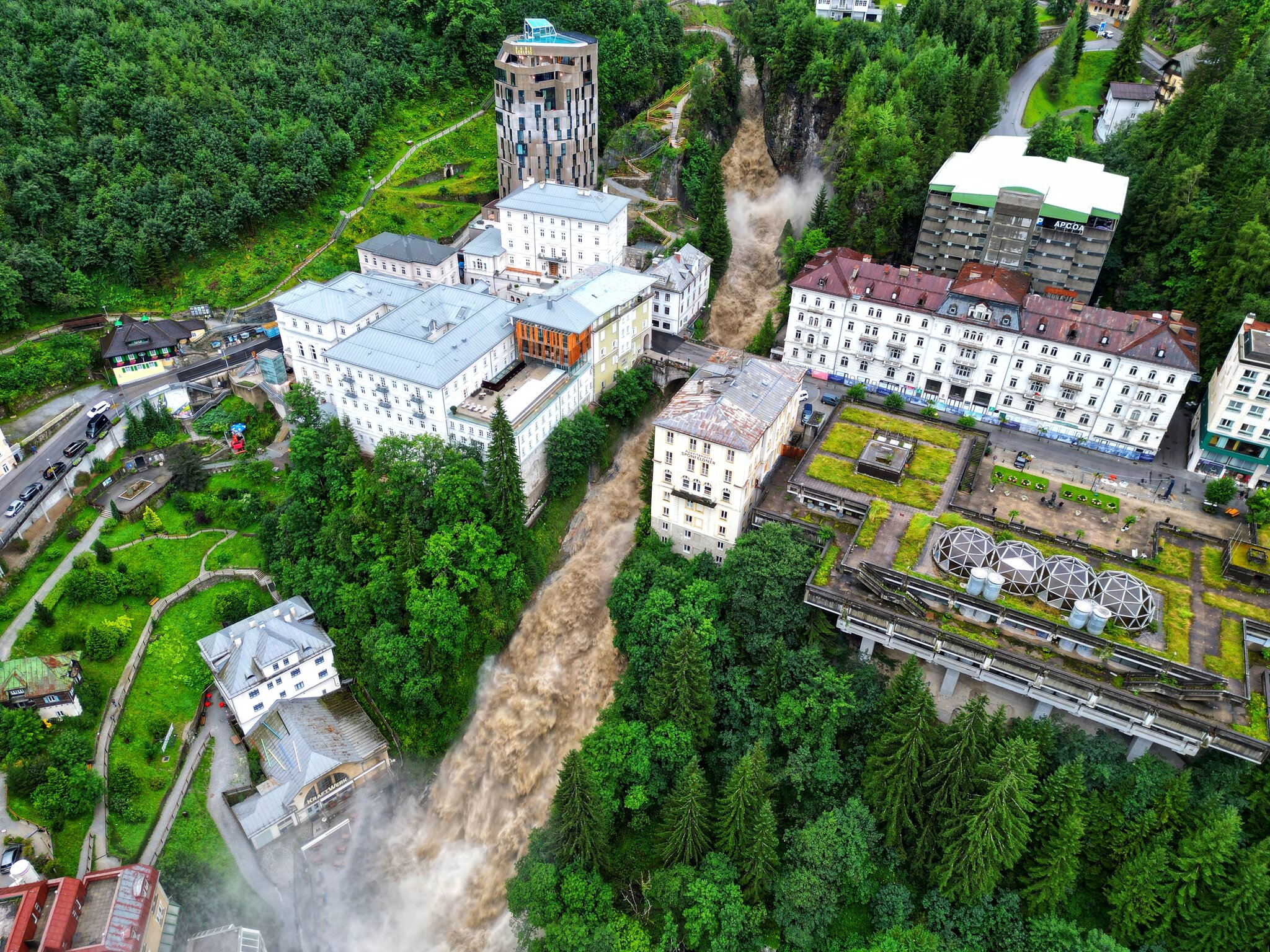 Gastein Wasserfall am 28. August 2023