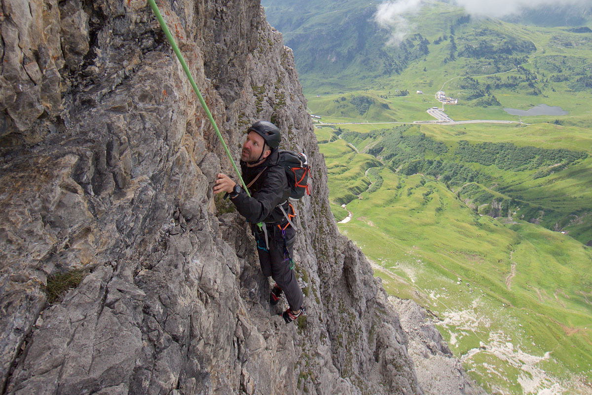 Eine tolle Klettertour in den Allgäuer Alpen: "Hiltimanie" am Großen Widderstein