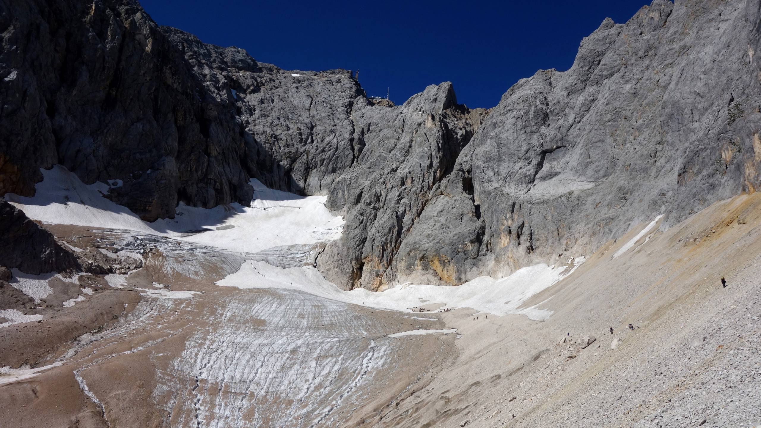 Höllentalklamm mit Gletscher (Symbolbild)