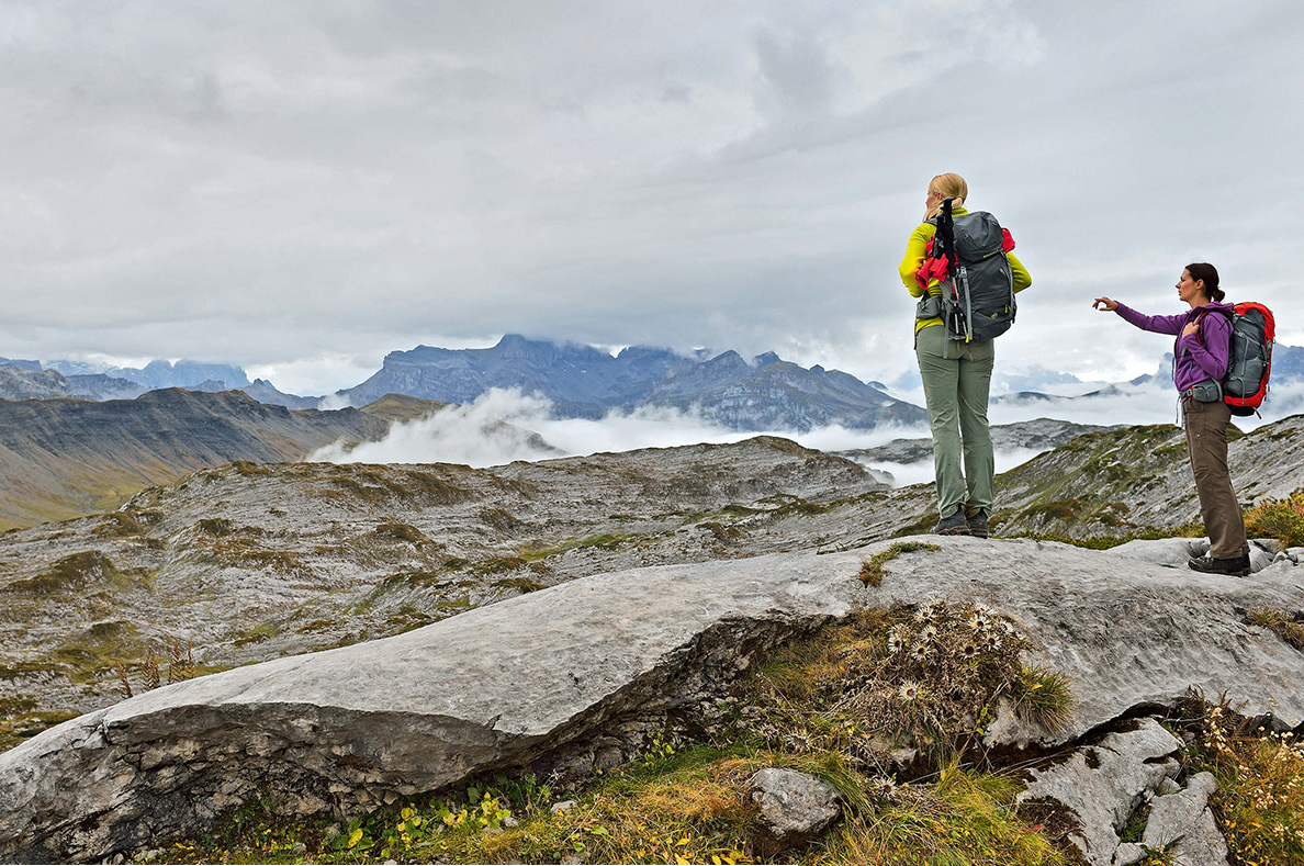 Bei Sonnenschein kann’s jeder. Auch unbeständiges Wetter taugt für Bergausflüge – wenn man sich gut informiert hat.