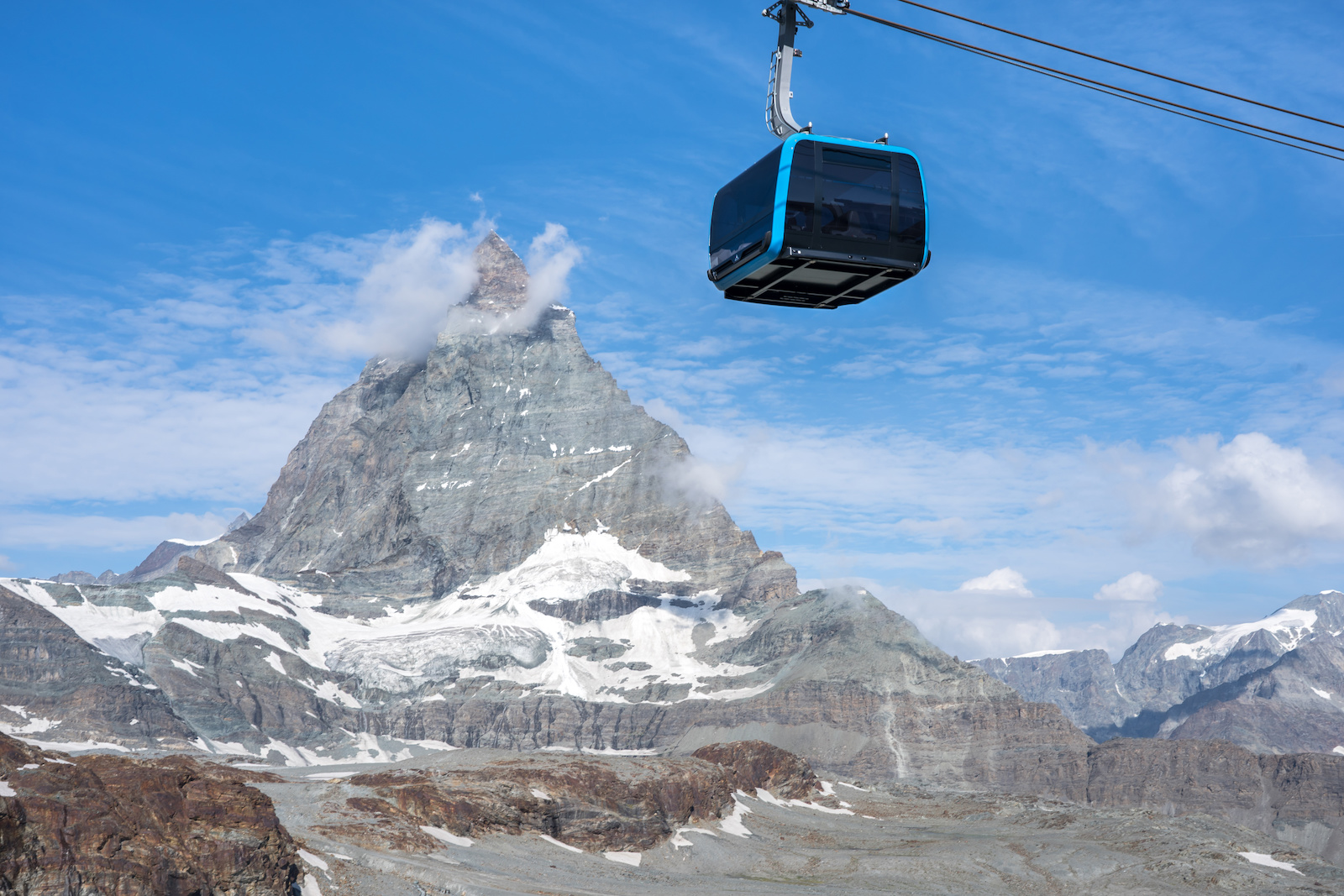 Die Matterhorn Glacier Ride Seilbahn
