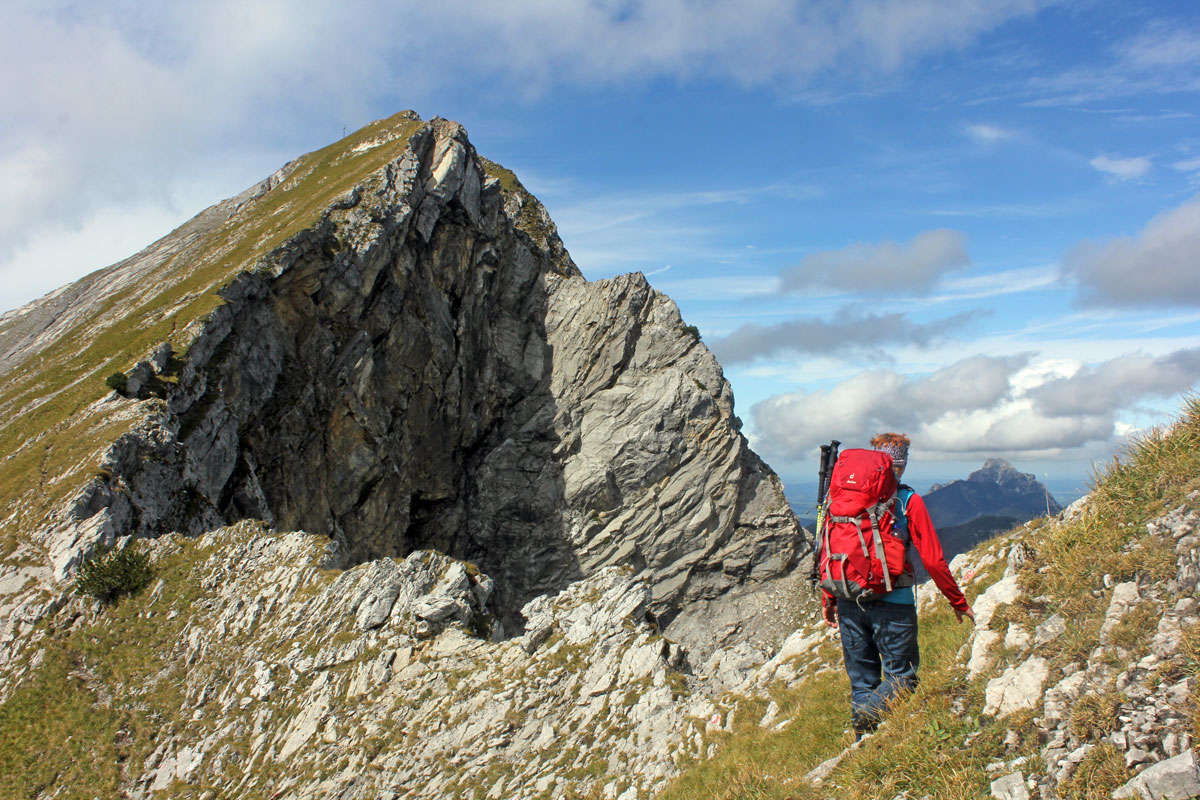 Unterwegs von der Upsspitze zur Hochschrutte