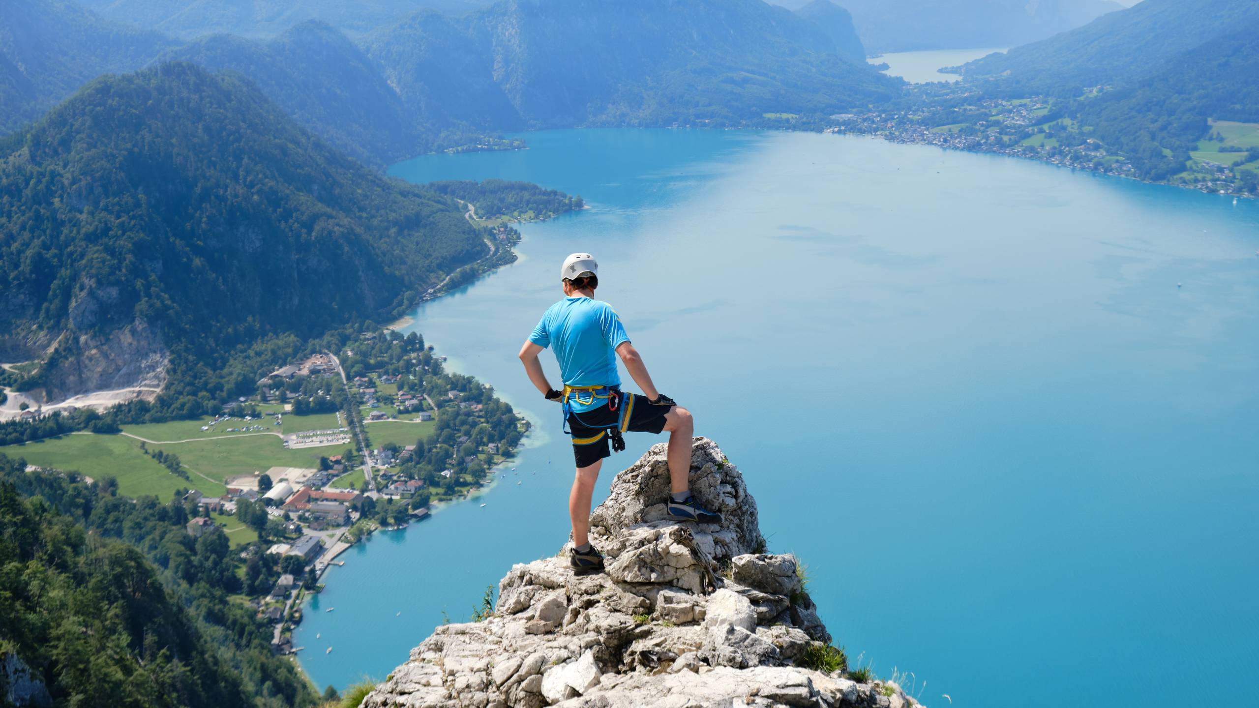 Attersee-Klettersteig in Österreich (Symbolbild)