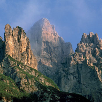 Dolomiten wie aus dem Bilderbuch über dem Val Montanaia
