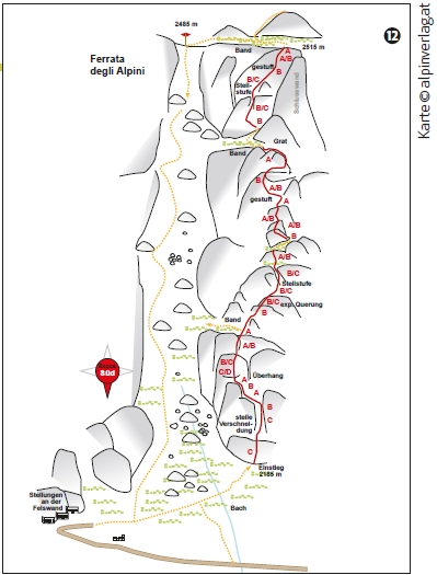 Via ferrata degli Alpini