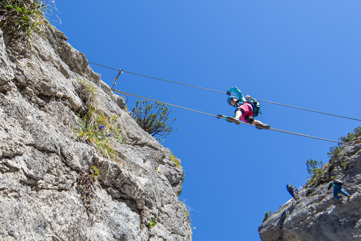 Simms Wasserfälle Klettersteig