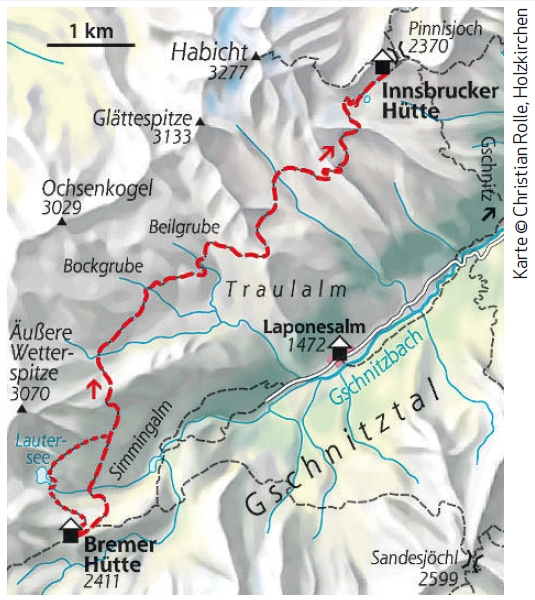 Etappe 6 Stubaier Höhenweg