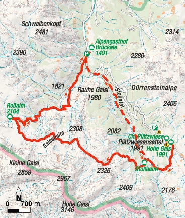 Hoehenweg Giaselleite