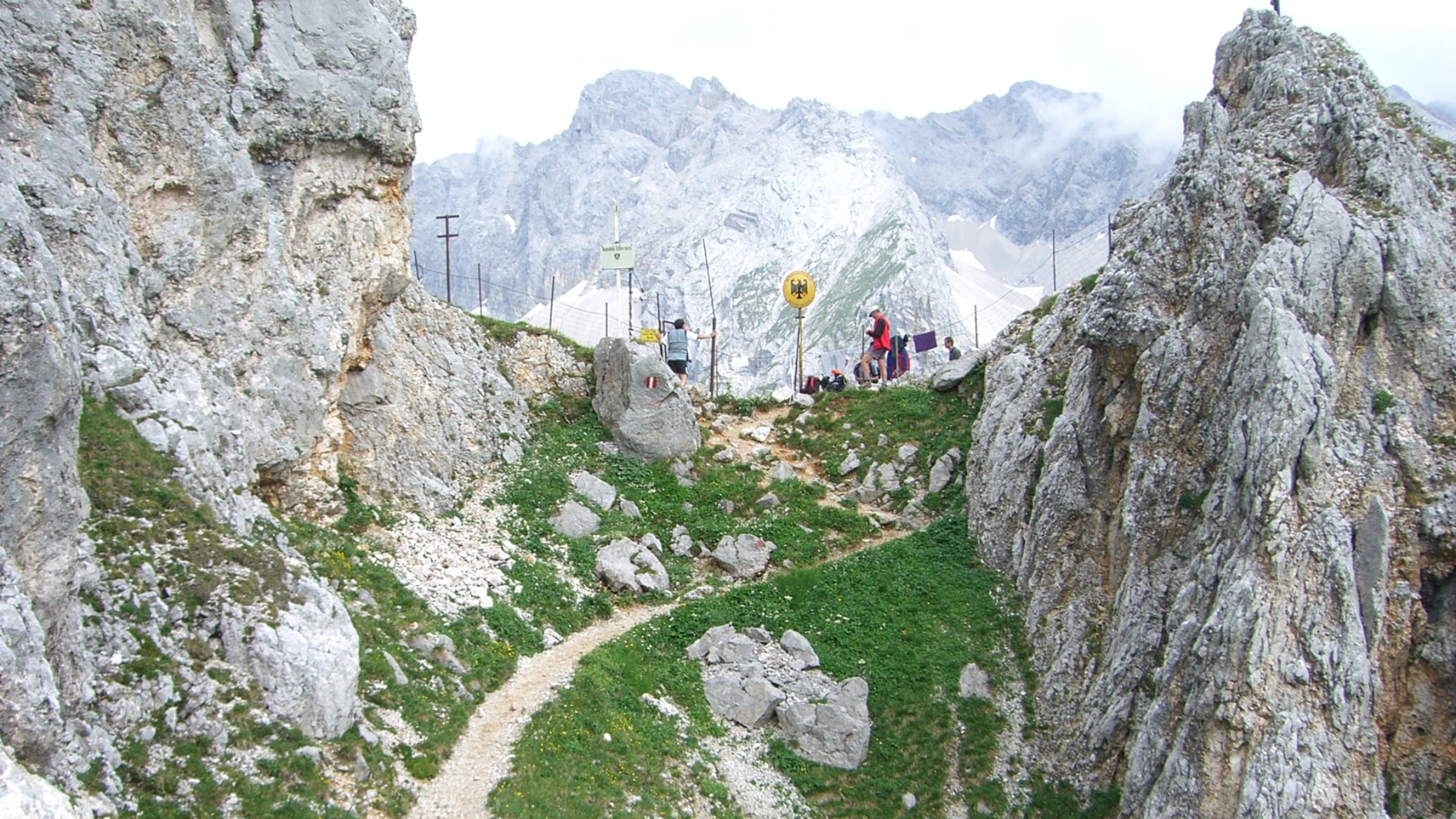Der Bergsteiger befand sich auf einer Route in Richtung Gatterl