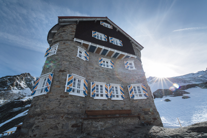 Die Siegerlandhütte im Talschluss des Windachtales