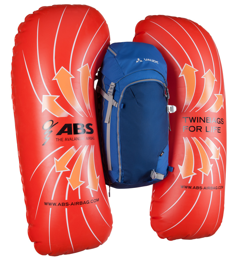 Im BERGSTEIGER Test 01/2015: VAUDE ABScond Tour 36+4 Lawinenrucksack