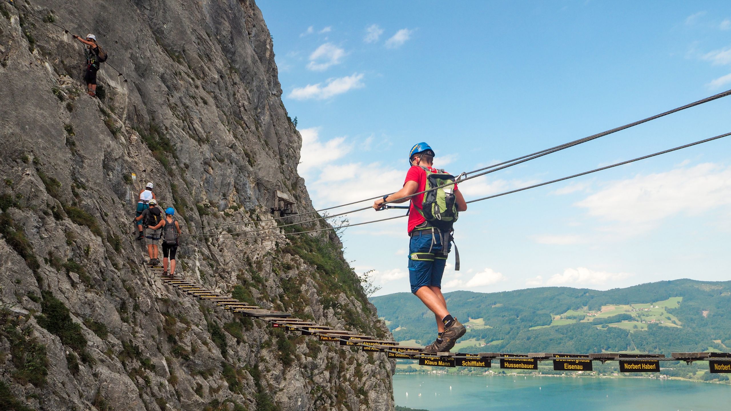 Drachenwand Klettersteig (Symboldbild)