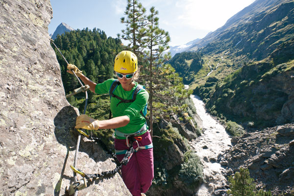 Auf Wipfelhöhe mit den Zirben im Obergurgler Steig