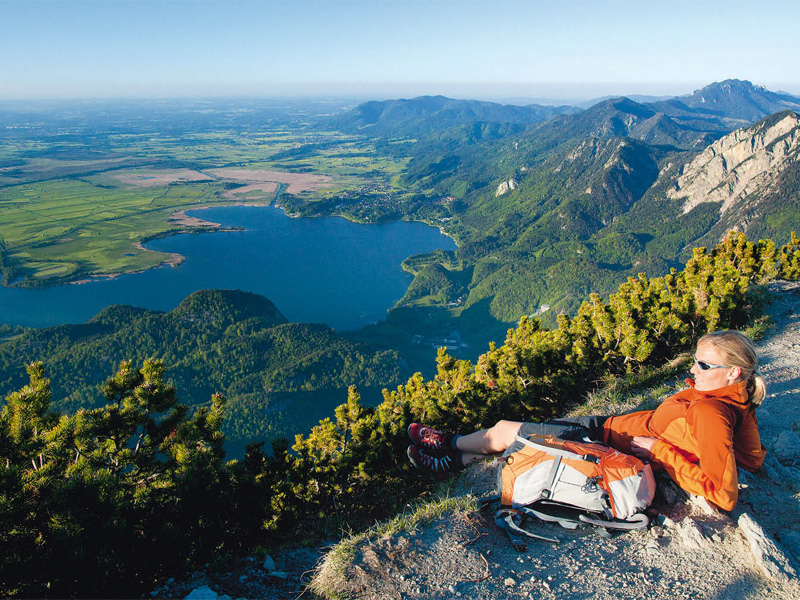 Vom Steilen ins Flache: Herzogstand über dem Kochelsee