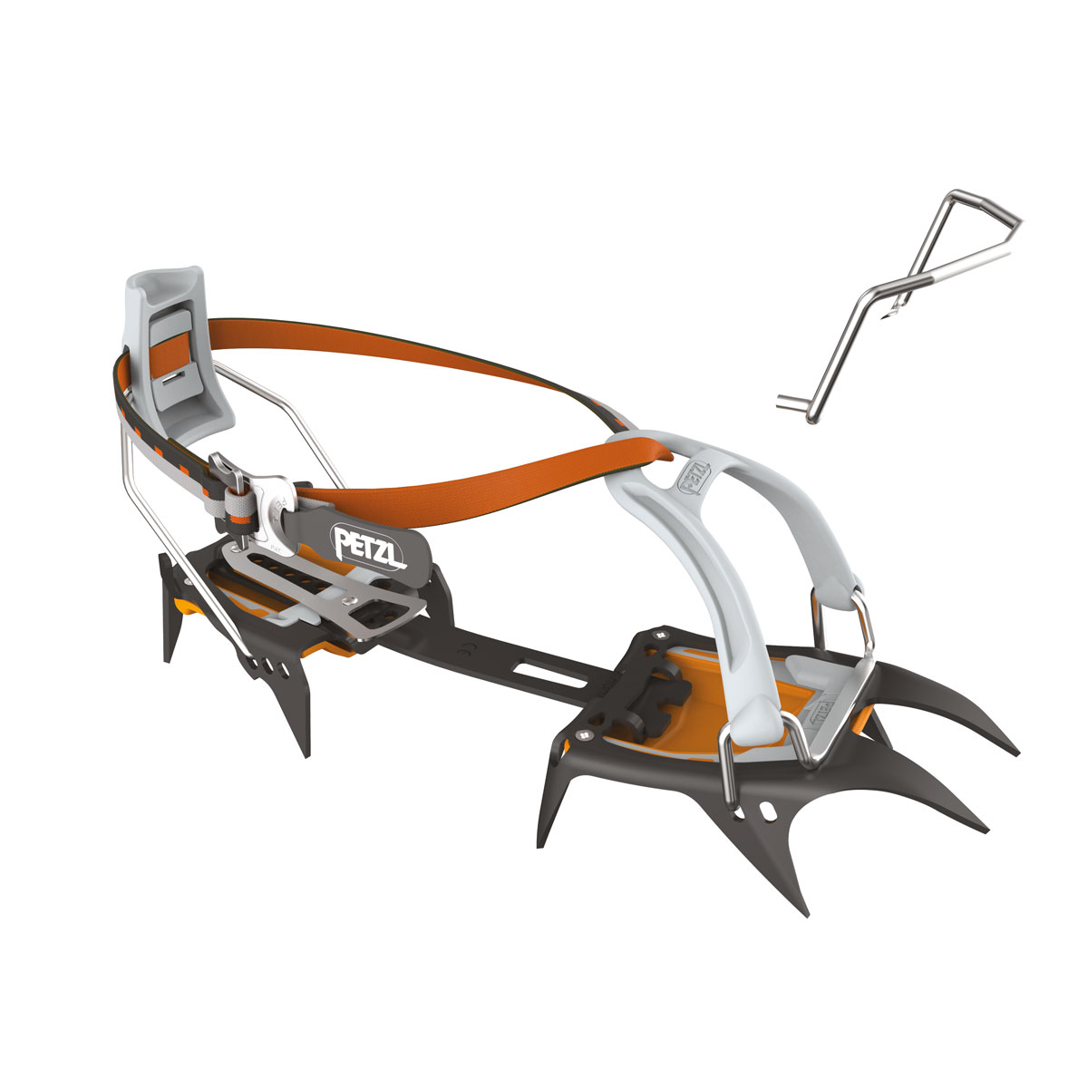 Im Bergsteiger Test: Petzl Irvis (Leverlock Universel)