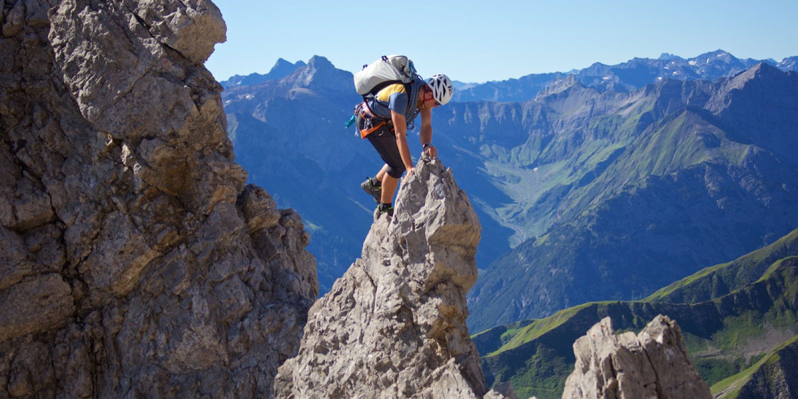 Die Überschreitung der Marchspitze setzt unbedingt alpine Erfahrung voraus!