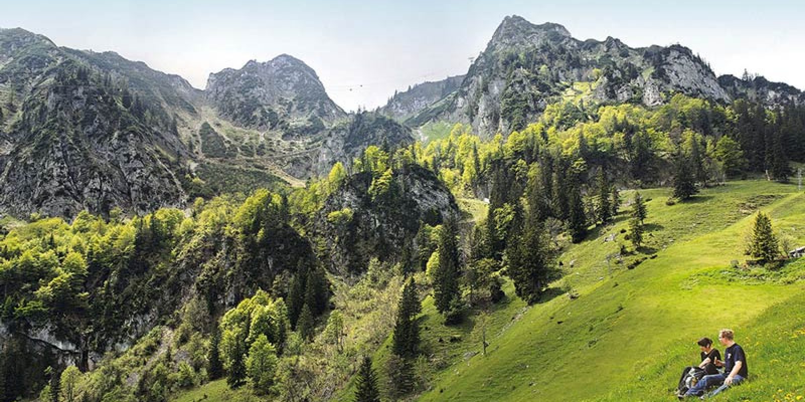 Der Hochfelln ist zwar von Norden ein Seilbahnberg, bietet aber von Osten und Süden schöne Anstiegswege.