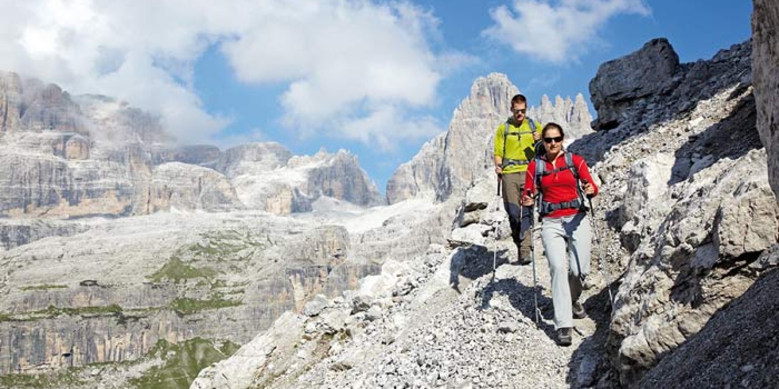 Unterwegs auf dem Dolomiti Brenta Trek