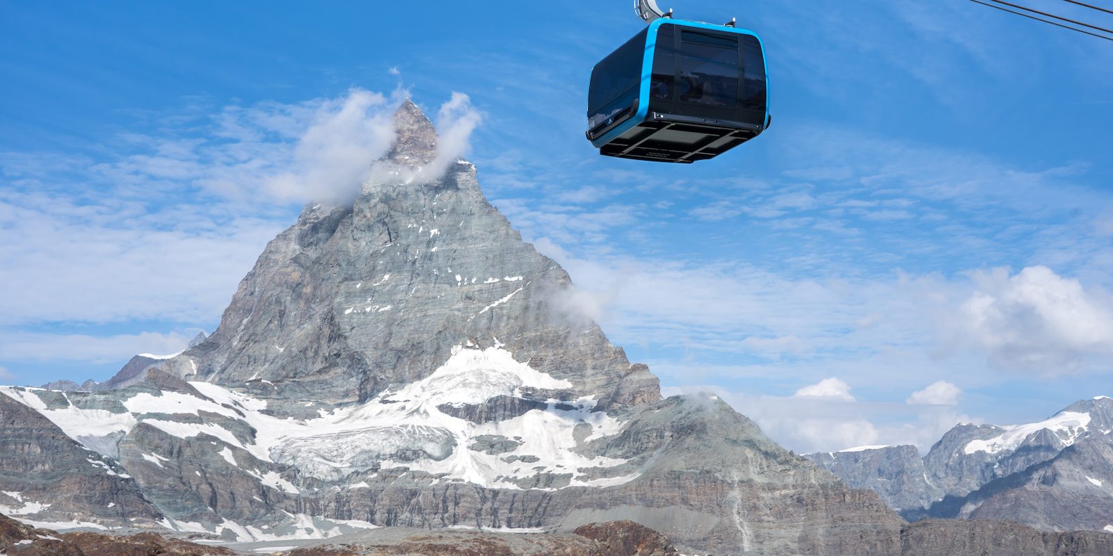 Die Matterhorn Glacier Ride Seilbahn
