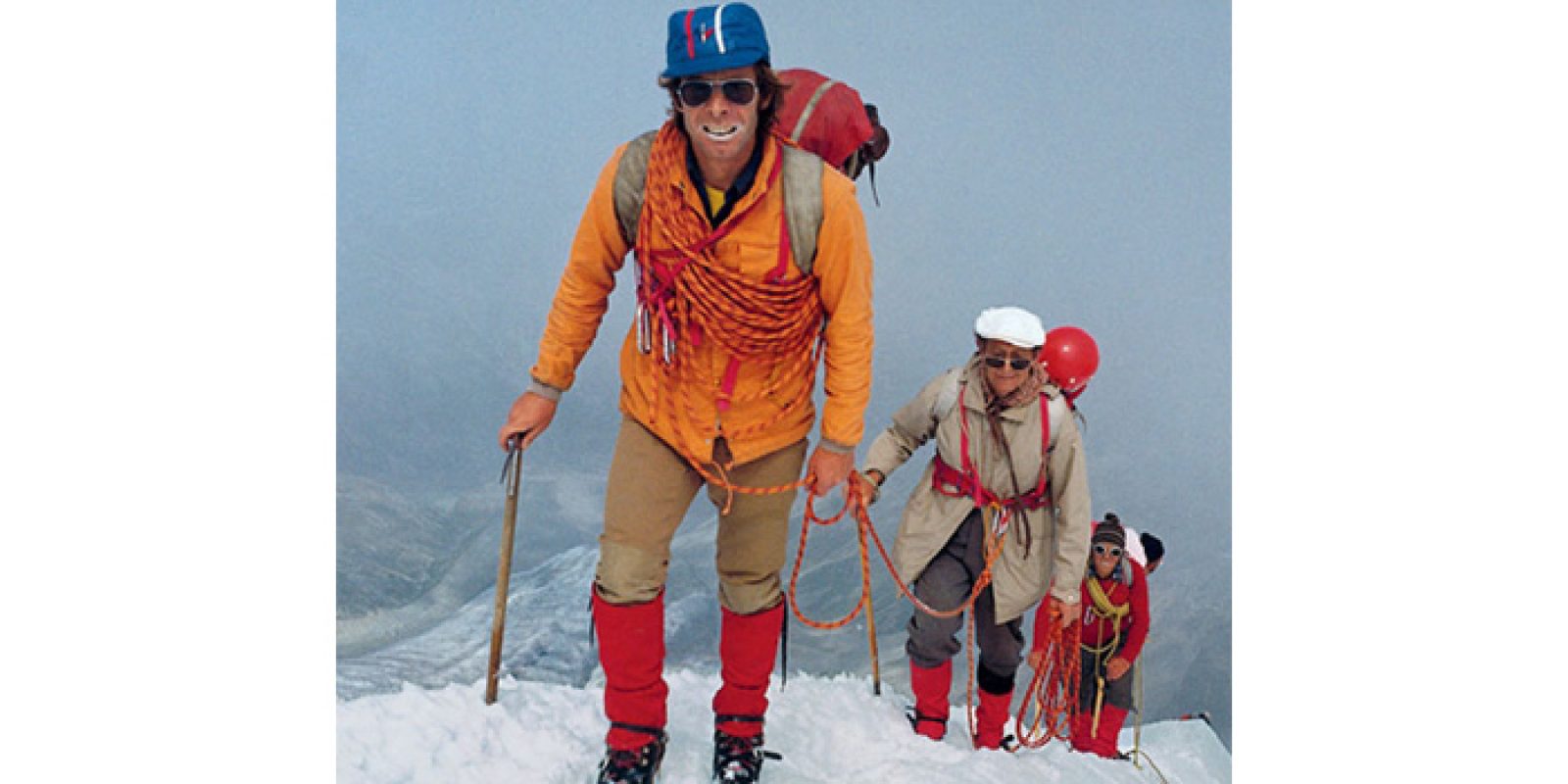 Günter Sturm als Leiter einer Expedition.