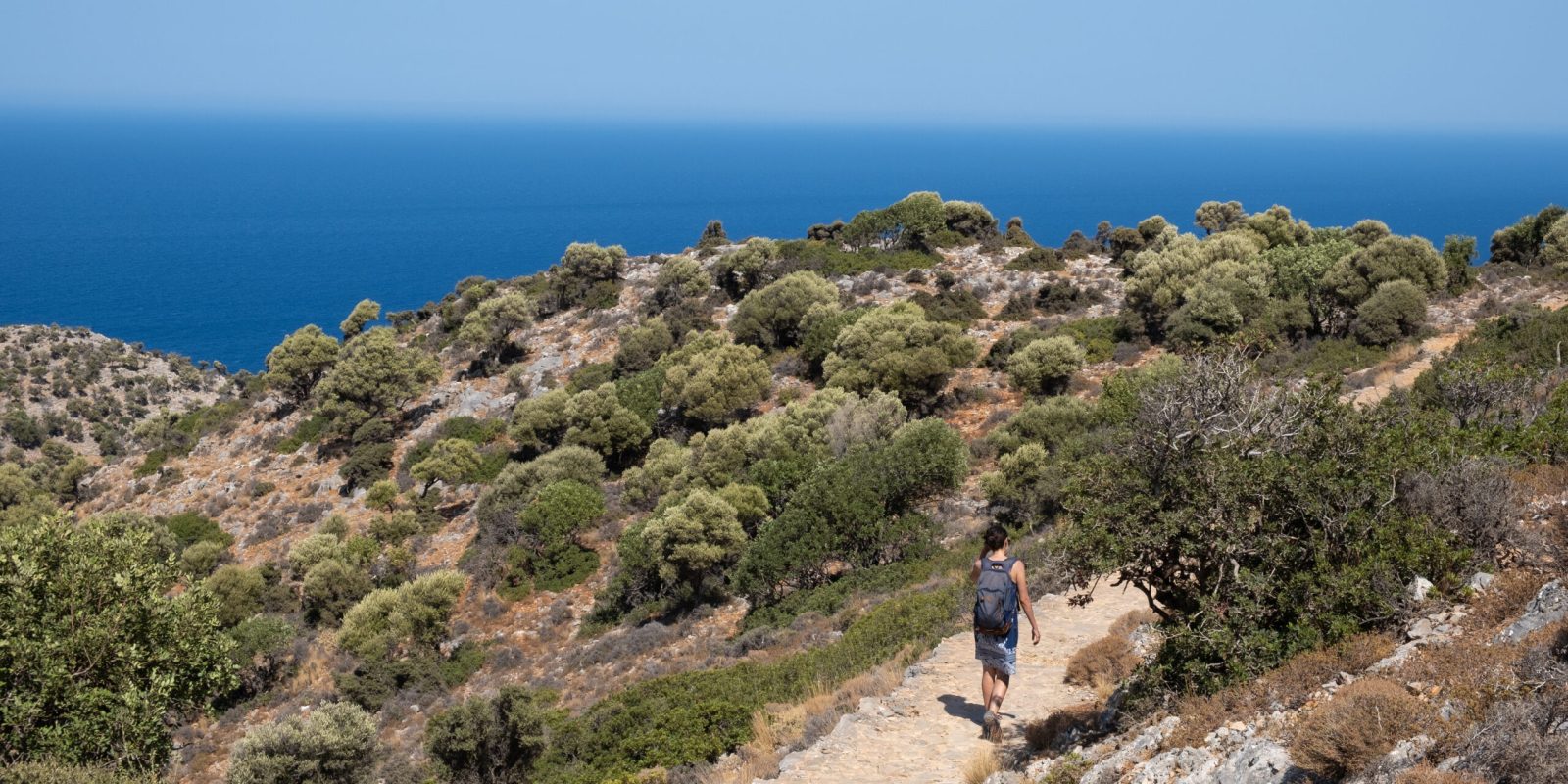 Auch auf Kreta sind die Temperaturen derzeit extrem hoch. Eine Gefahr, die viele Wanderer unterschätzen.