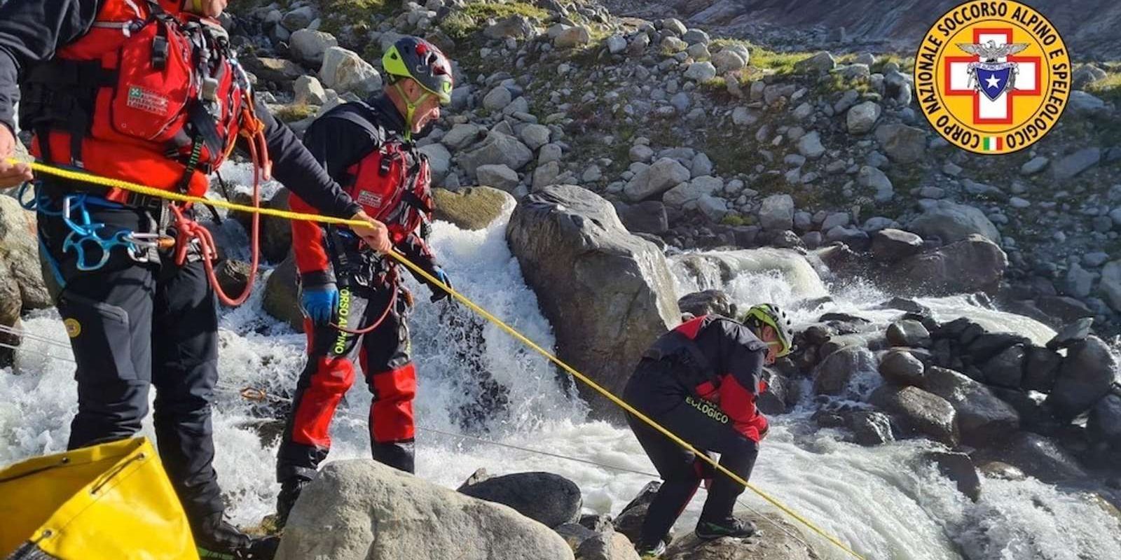 An einen Wildbach in der Nähe des Fellaria-Gletschers kamen zwei Frauen ums Leben.