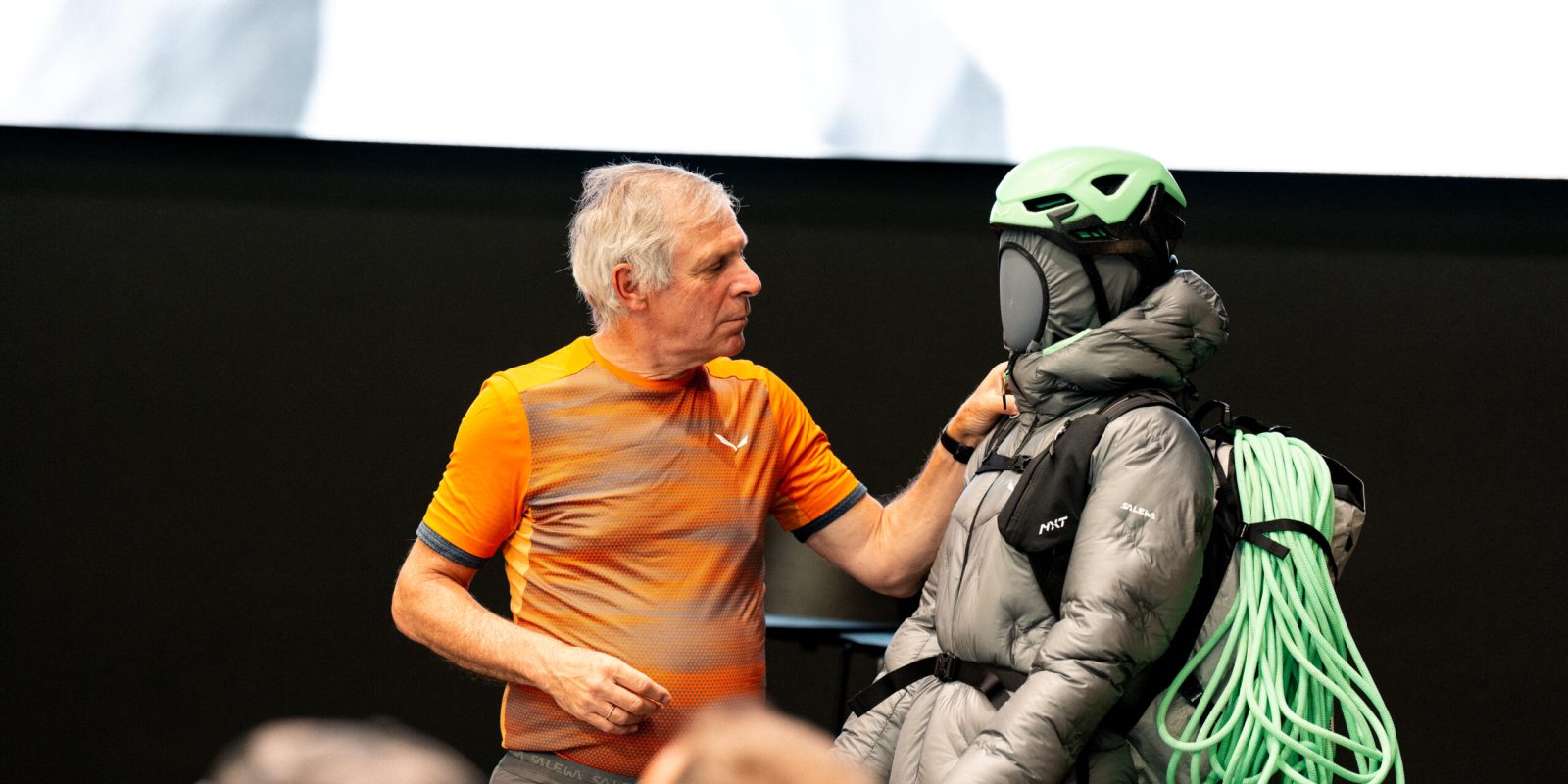 Christoph Engl, CEO von Salewa, bei der NXT-Kollektionspräsentation in Bozen