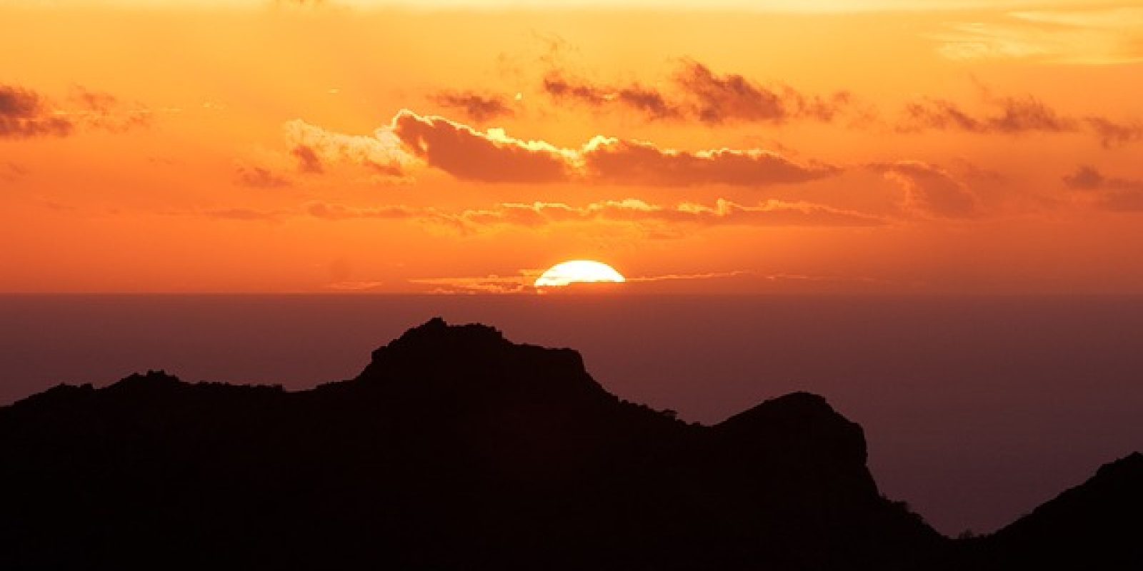 Sonnenuntergang auf Teneriffa