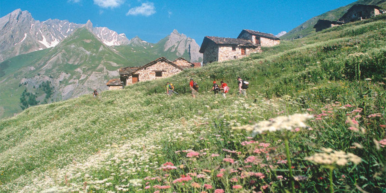 Anstieg zum Col Malatrà (2928 m), dem höchsten Punkt der Alta Via Nr. 1