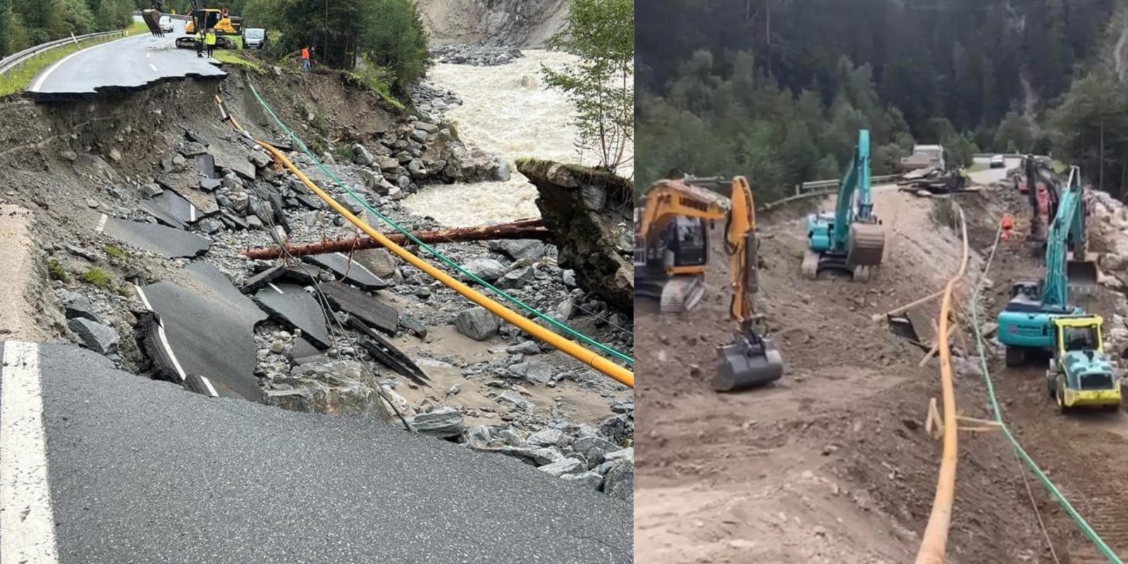 Hochwasser im Ötztal August 2023