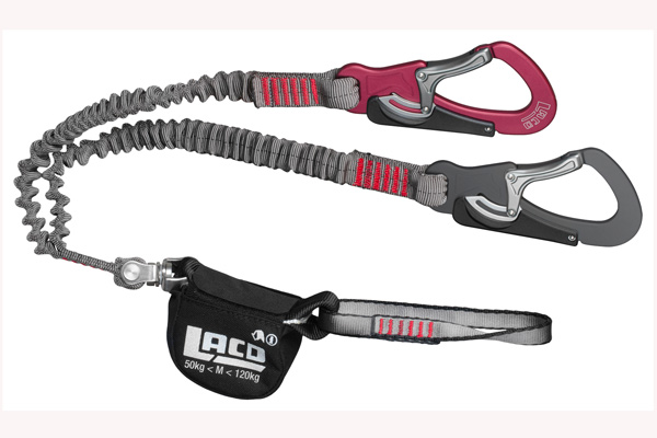 Im BERGSTEIGER Test 07/2015: LACD Via ferrata Comfort Klettersteigset